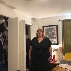 Universal Standard Linen Wrap Dress